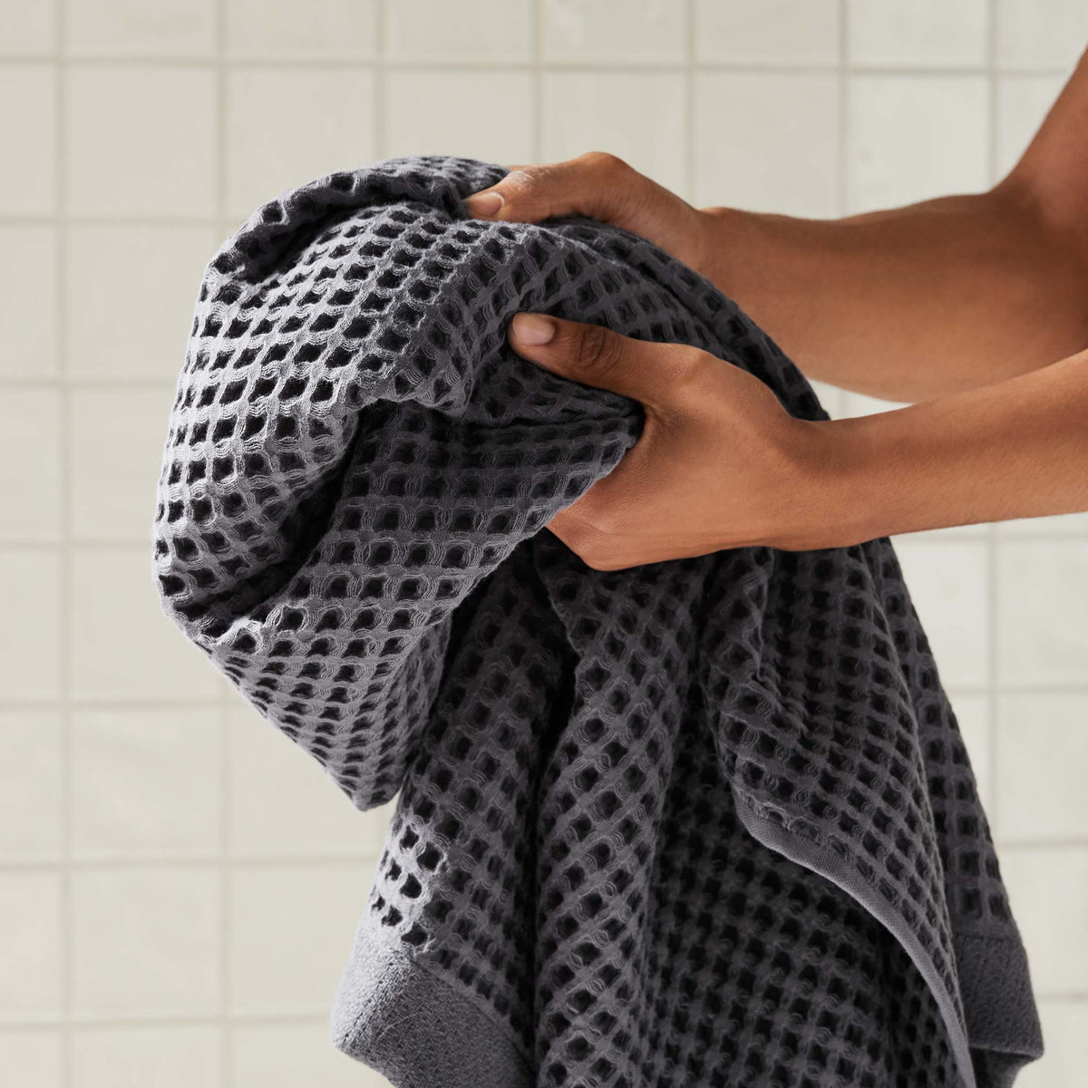 Dreamweave Waffle Bath Towels Set of 2 T4