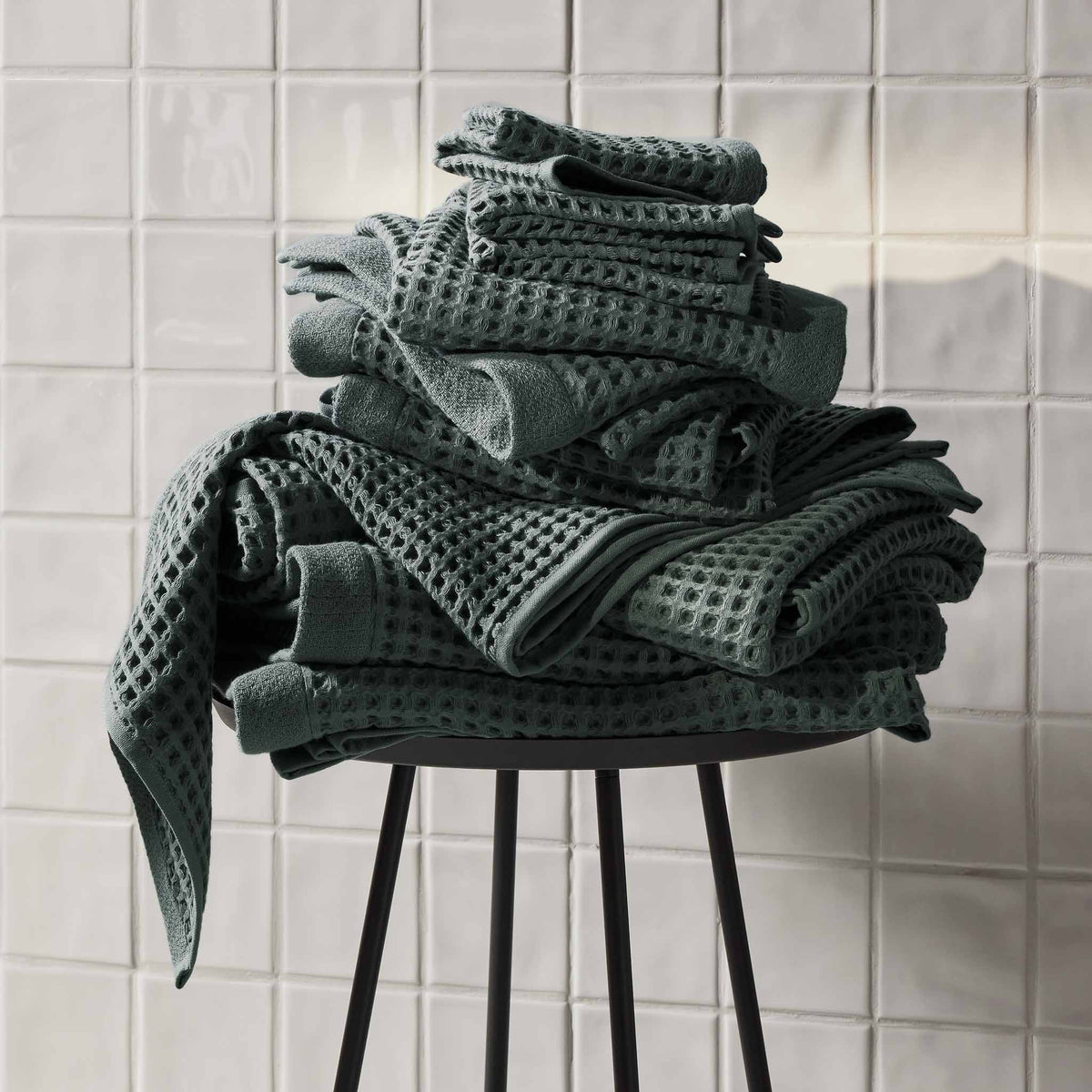 Dreamweave Waffle Bath Towels Set of 2 T4