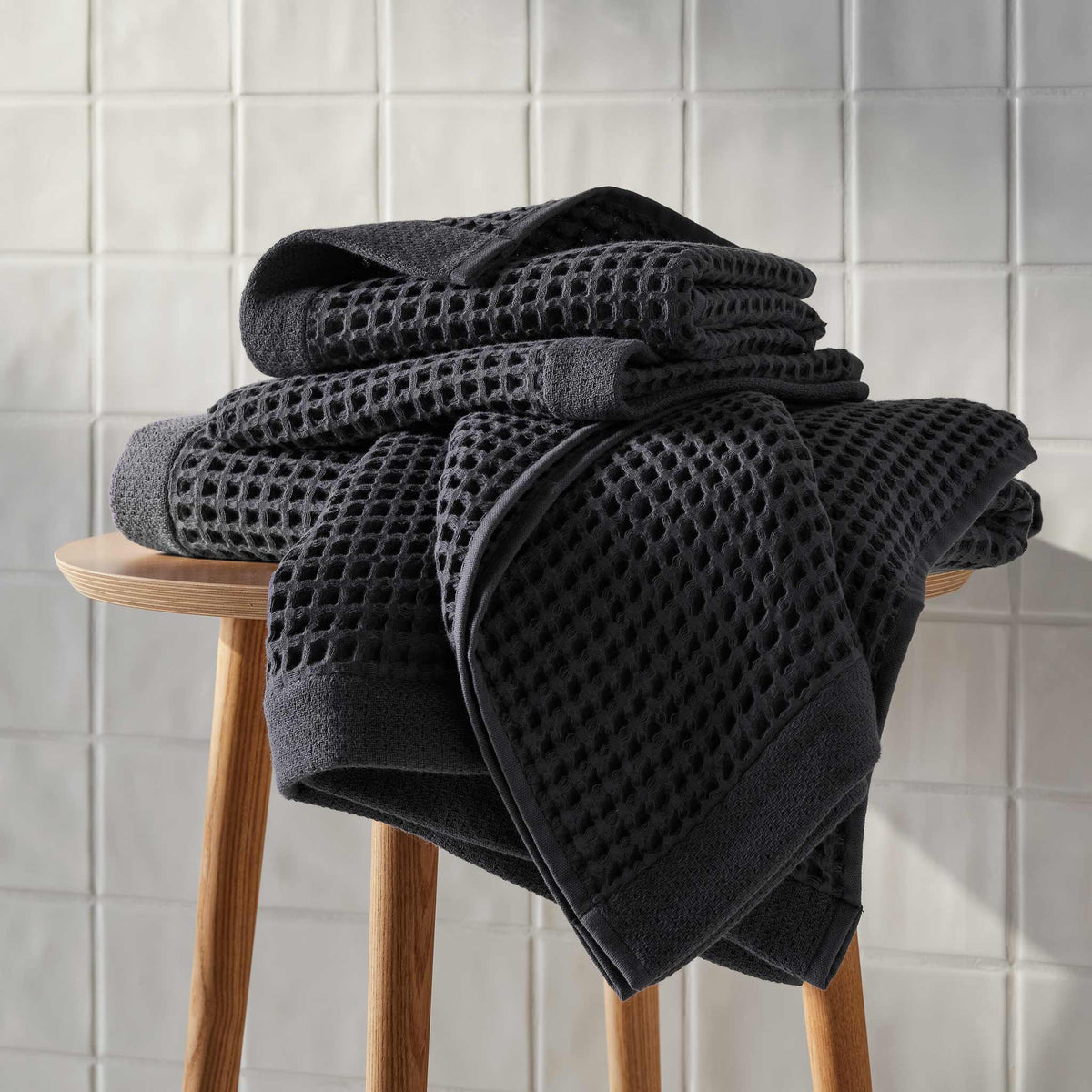 Dreamweave Waffle Bath Towels Set of 2 T4
