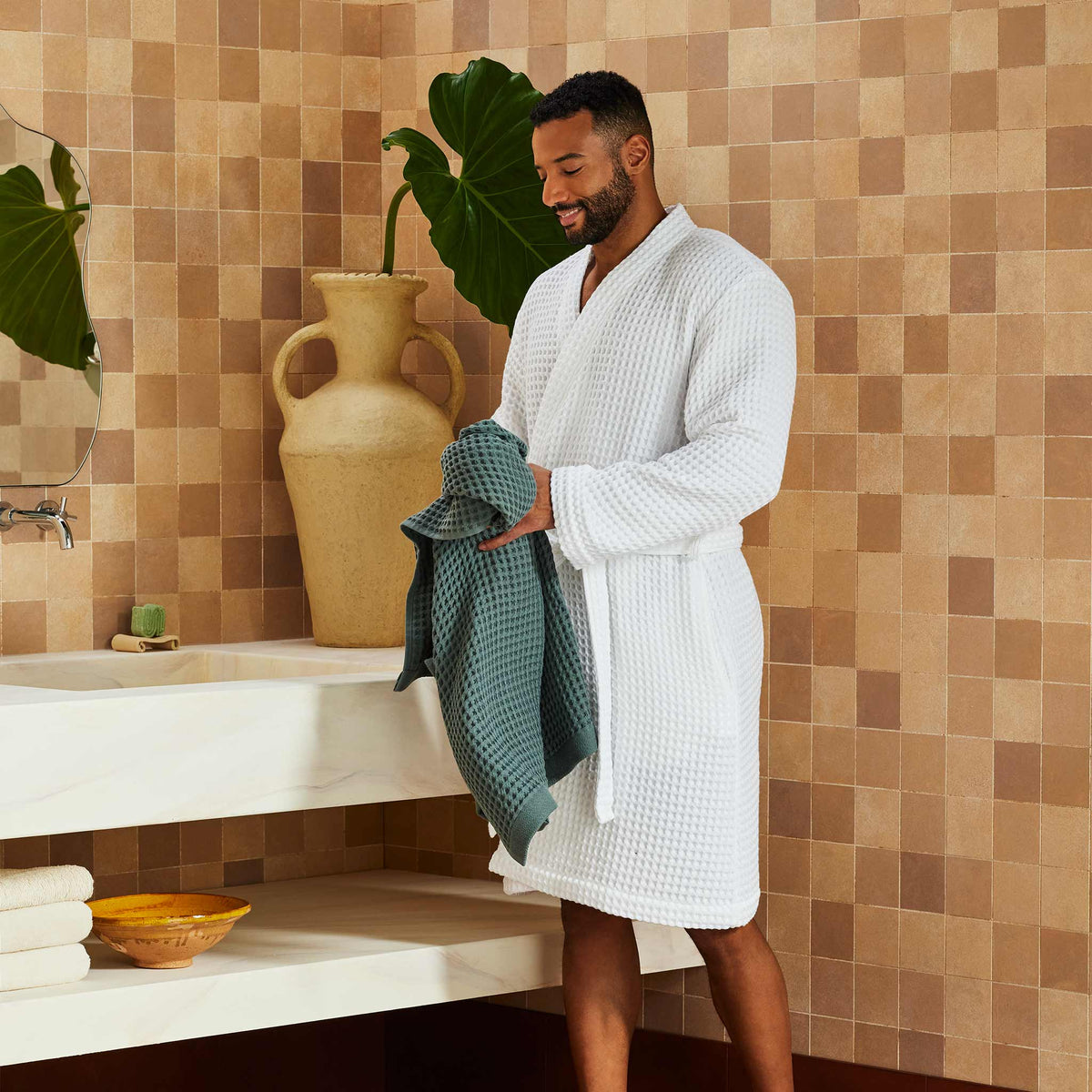 Dreamweave Waffle Robe D0