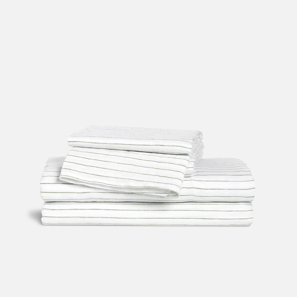 Washed European Linen Core Sheet Set E1