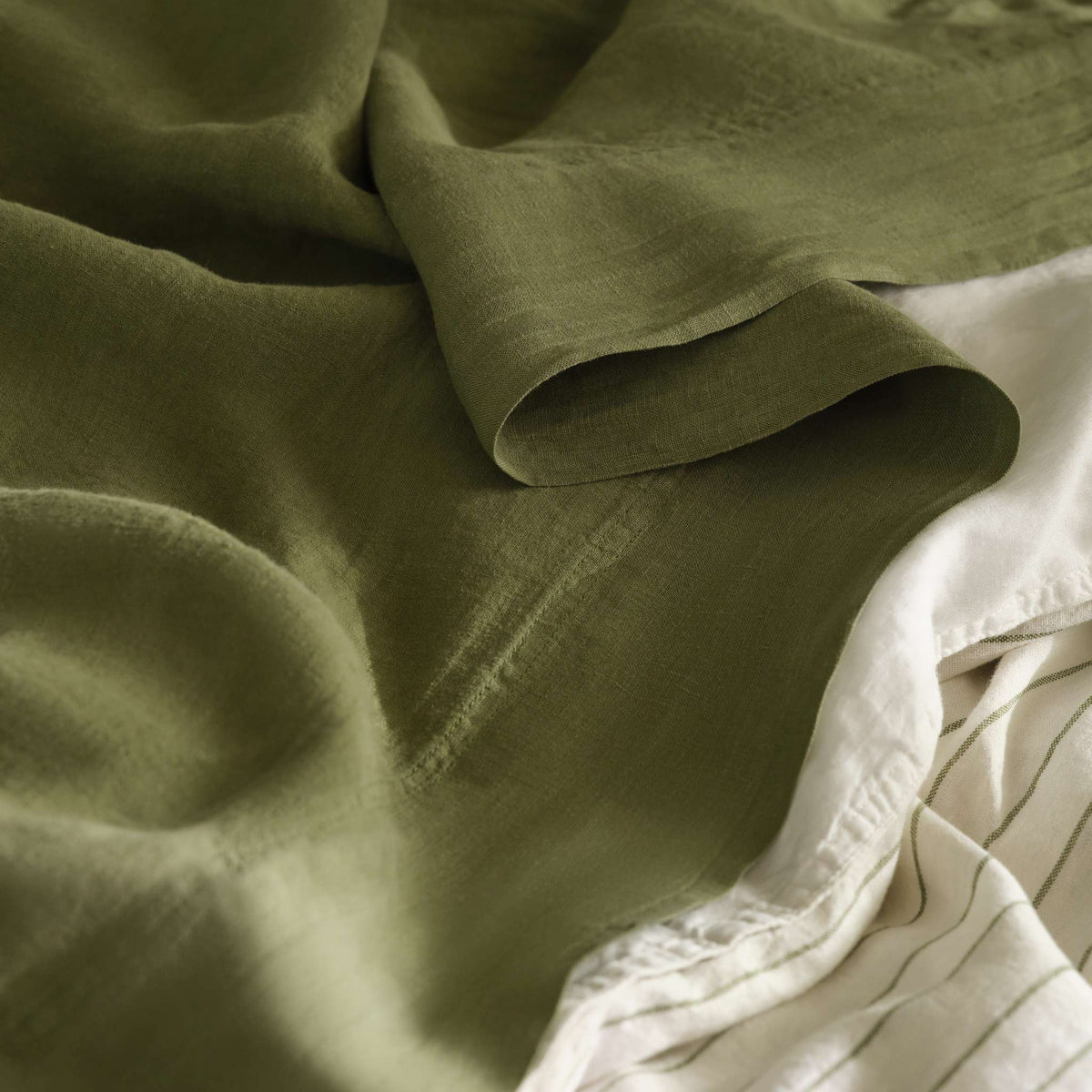 Washed European Linen Duvet Set P0