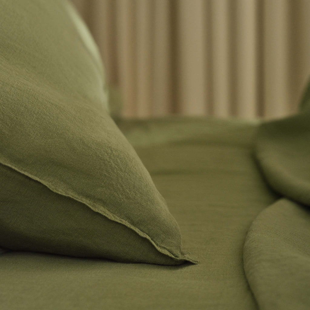 Washed European Linen Duvet Set P0