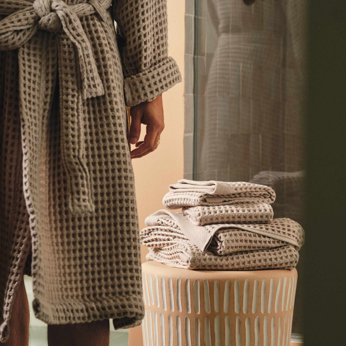 Dreamweave Waffle Robe B3
