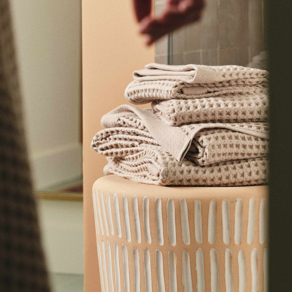 Dreamweave Waffle Bath Towels Set of 2 T4
