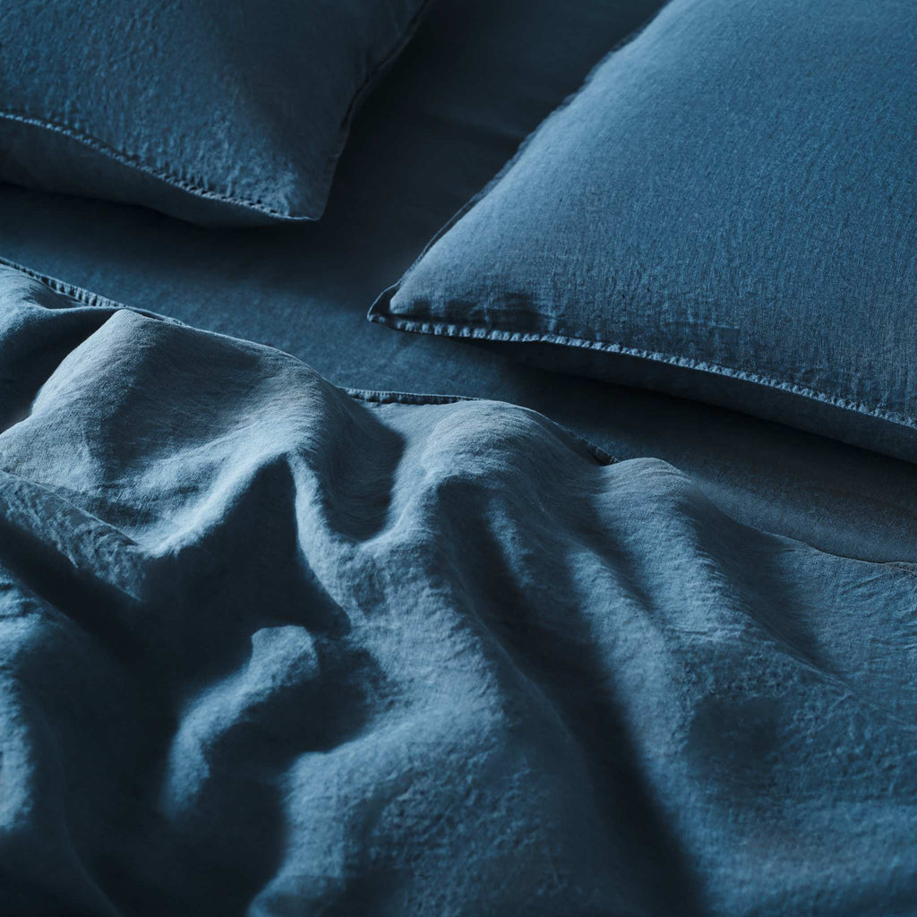 Washed European Linen Core Sheet Set Y4
