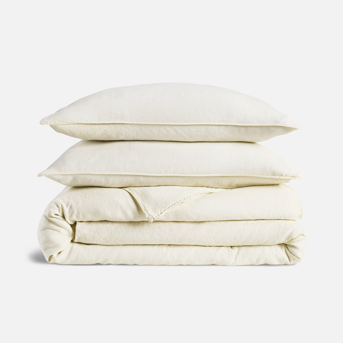 Washed European Linen Duvet Set P0