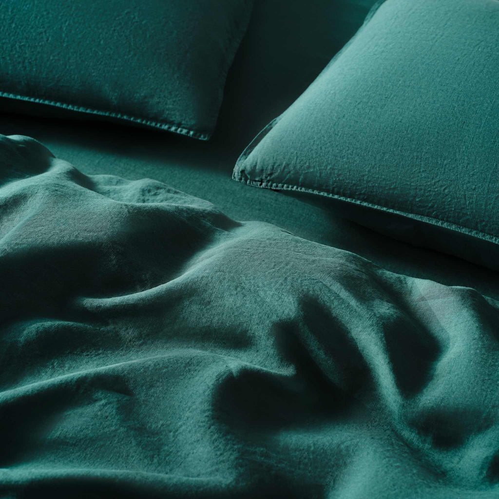 Washed European Linen Duvet Set P0