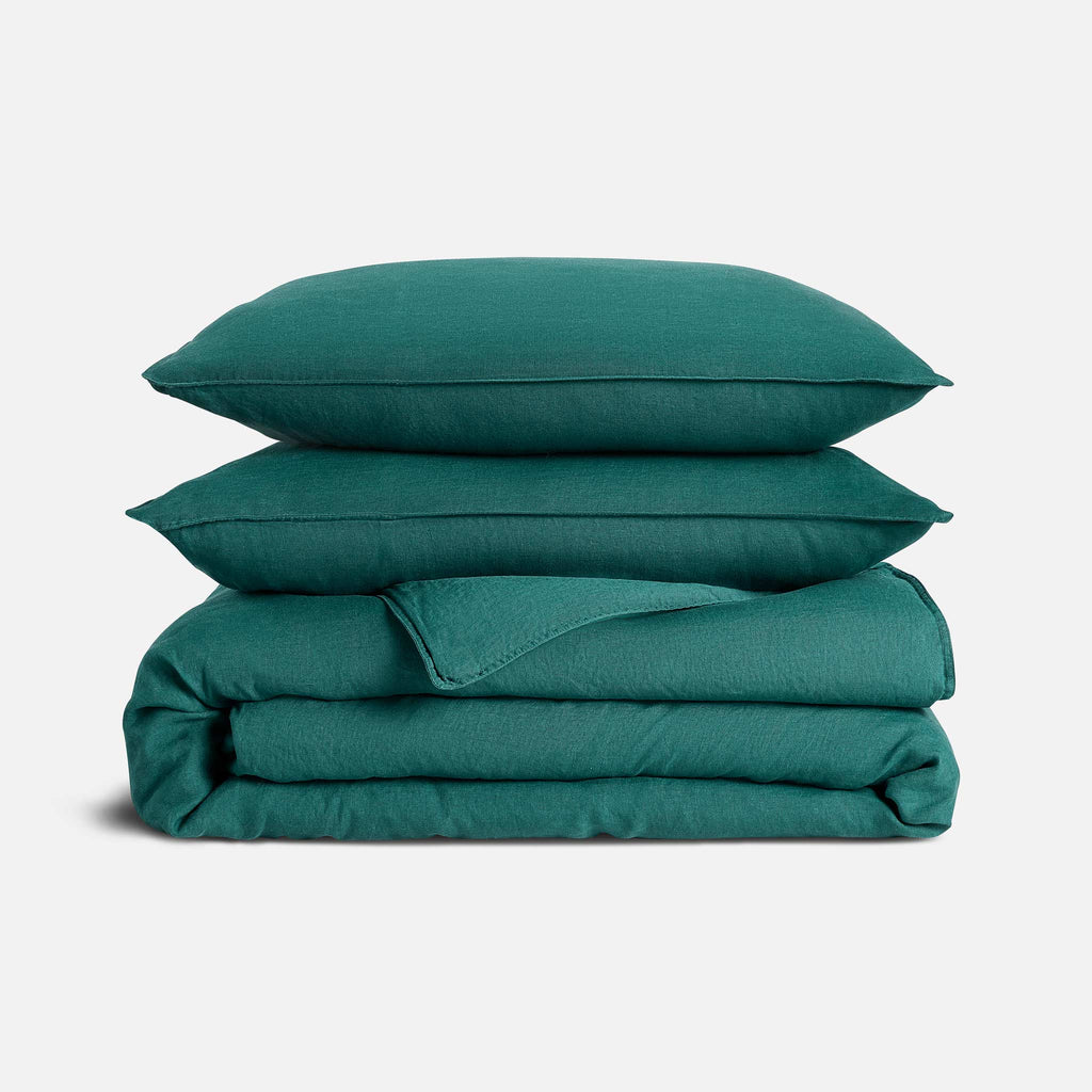 Washed European Linen Duvet Set P0
