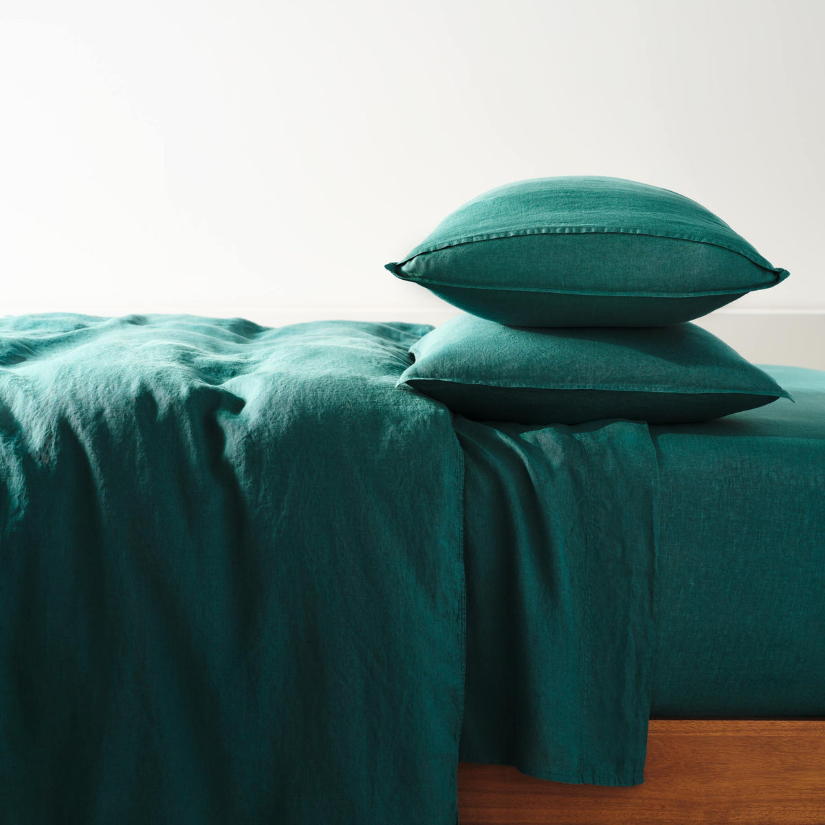 Washed European Linen Core Sheet Set Y4