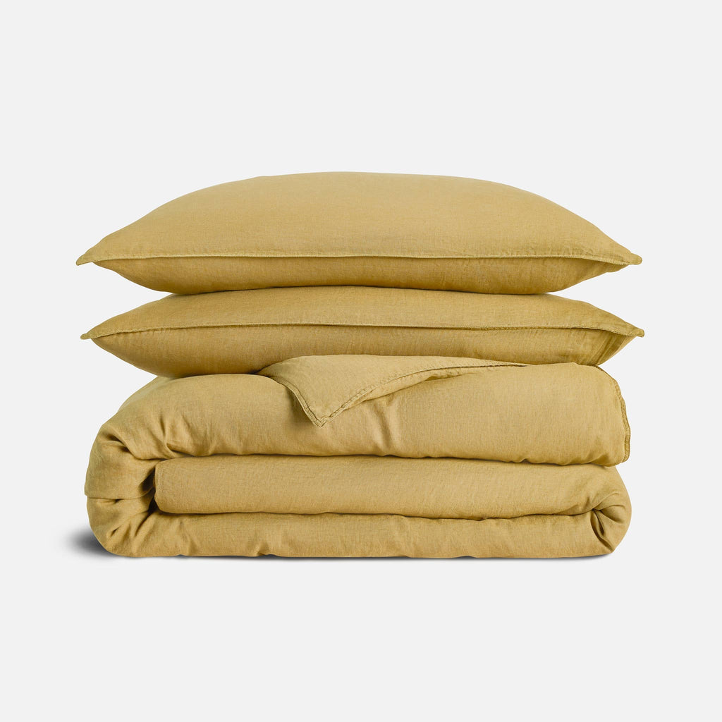 Washed European Linen Duvet Set P0