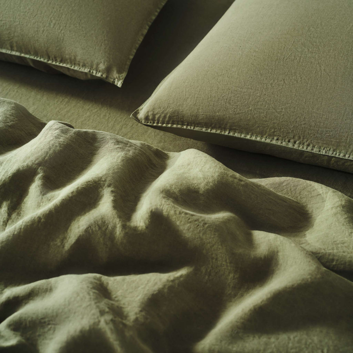 Washed European Linen Core Sheet Set E1