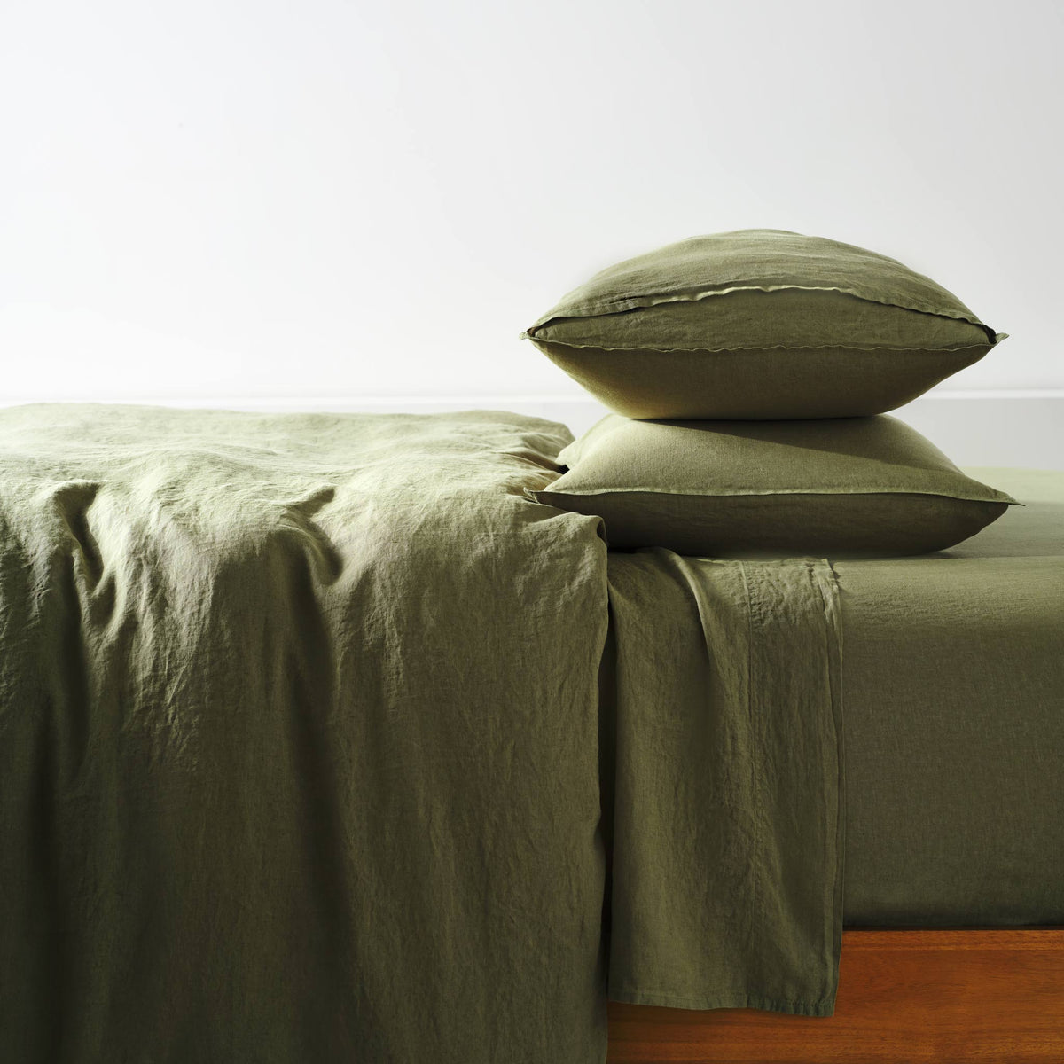 Washed European Linen Core Sheet Set Y4