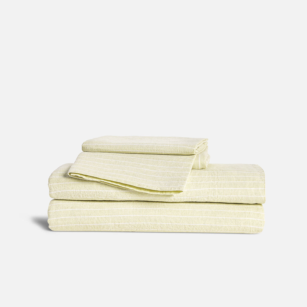 Washed European Linen Core Sheet Set E1