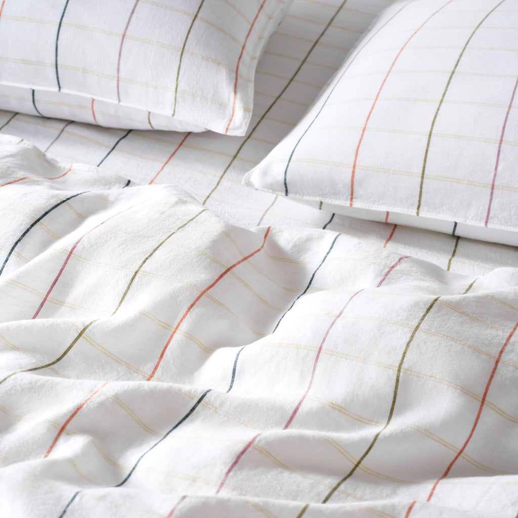 Washed European Linen Core Sheet Set Y4