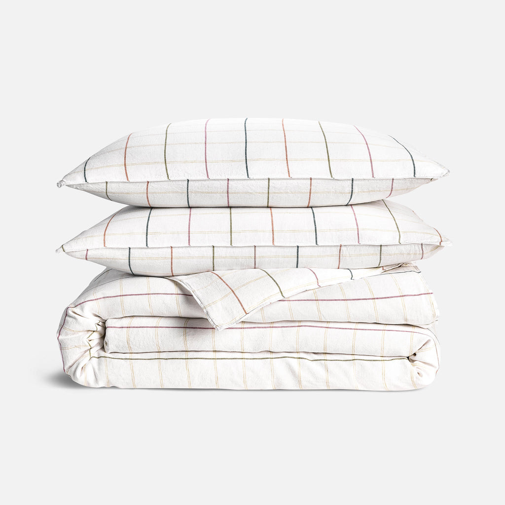 Washed European Linen Duvet Set P0