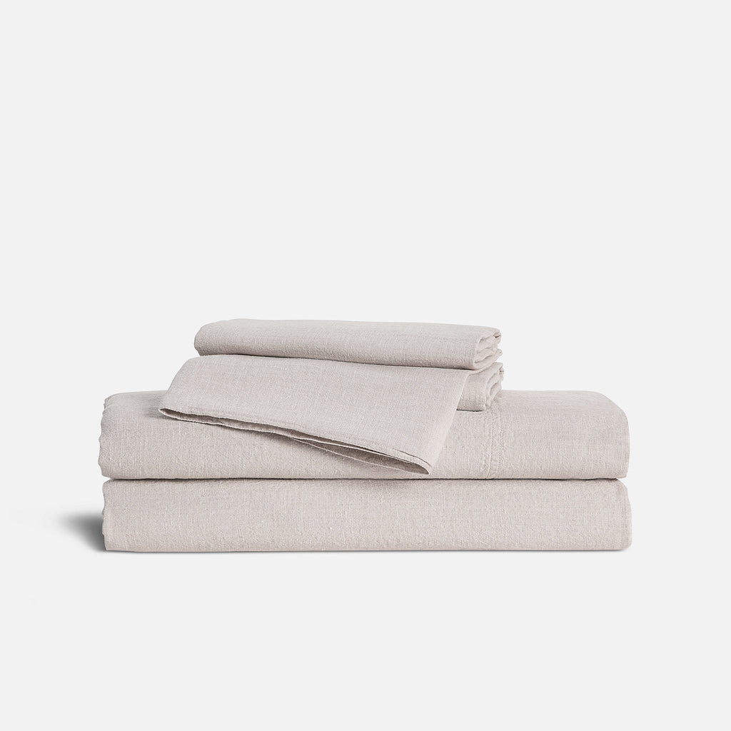 Washed European Linen Core Sheet Set E1