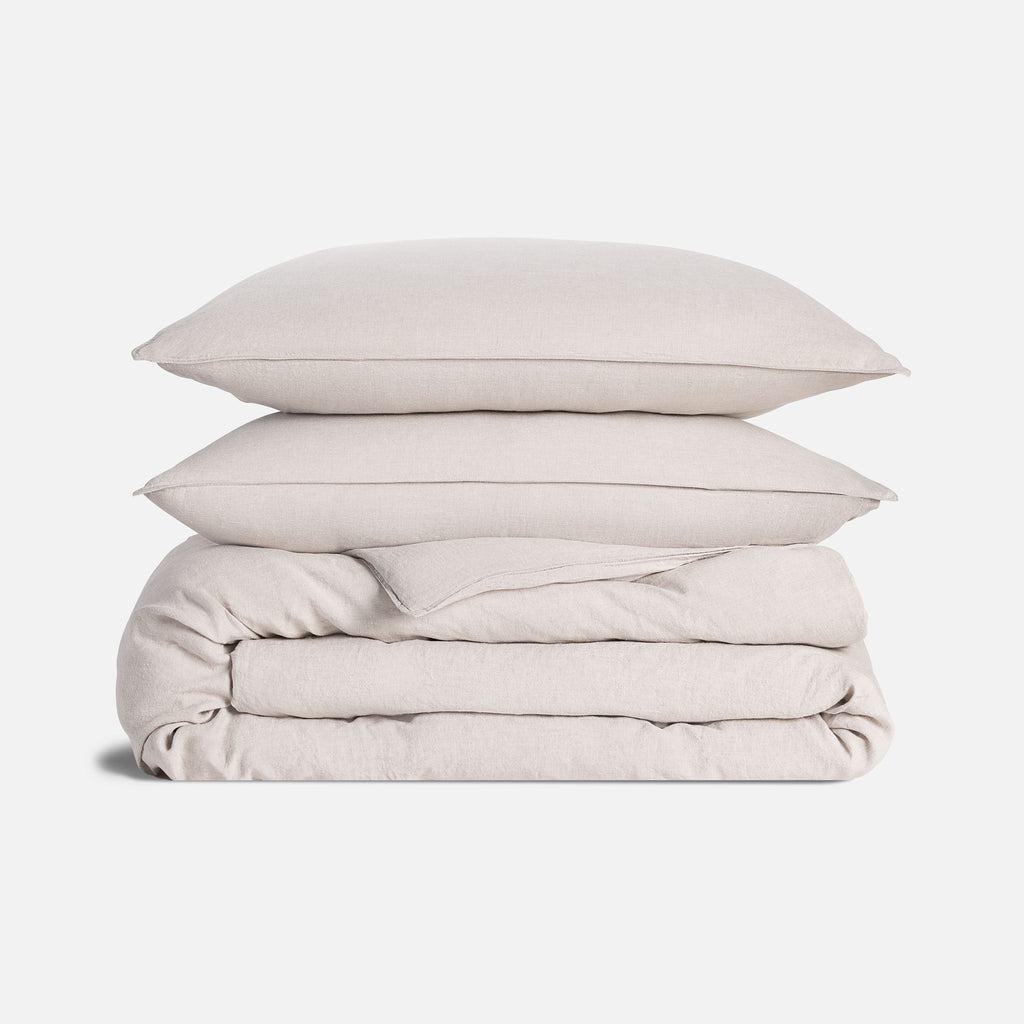 Washed European Linen Duvet Set P0