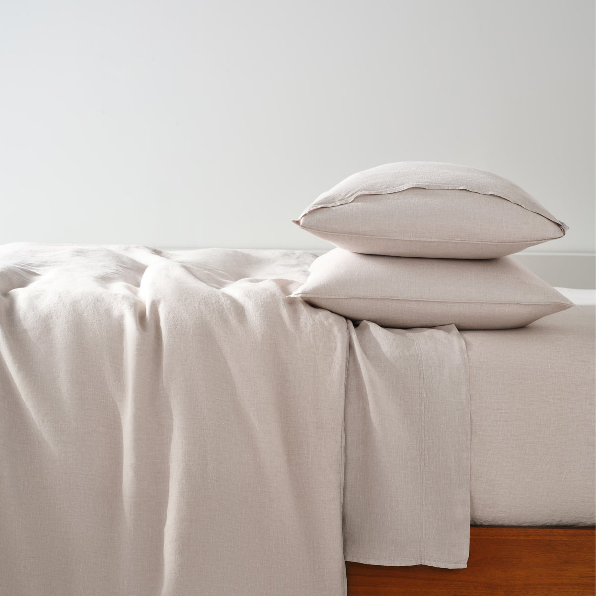 Washed European Linen Core Sheet Set Y4