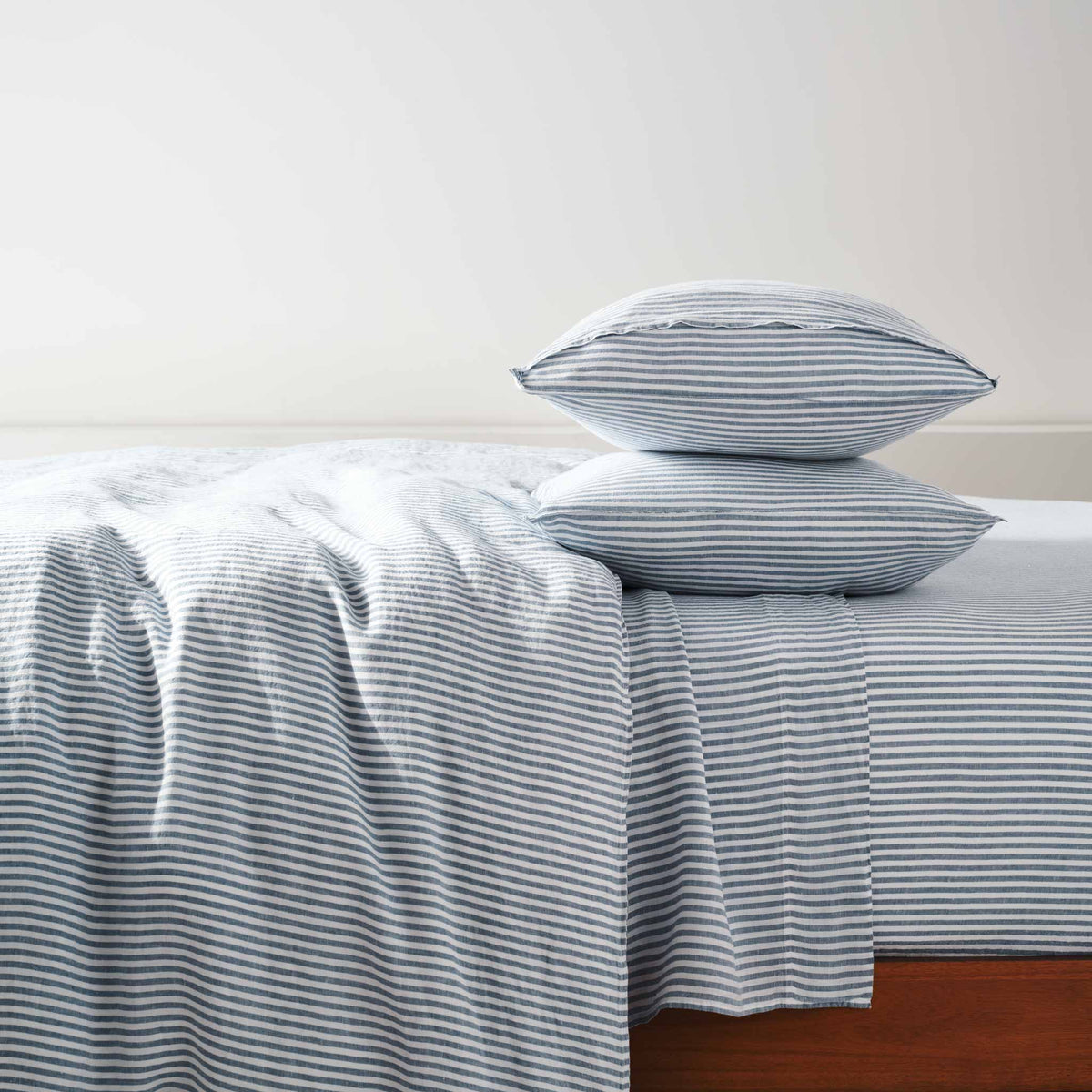 Washed European Linen Core Sheet Set Y4