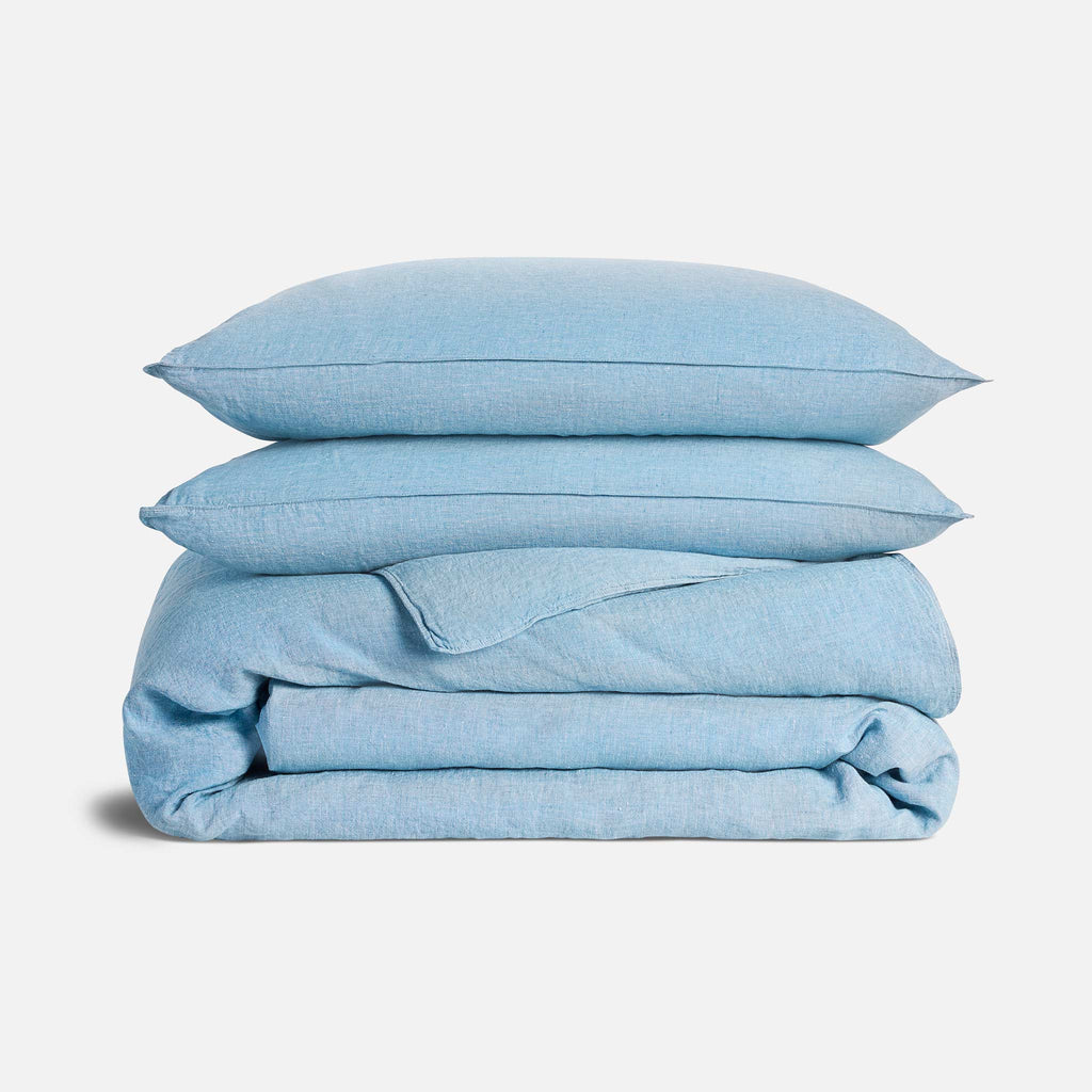 Washed European Linen Duvet Set P0