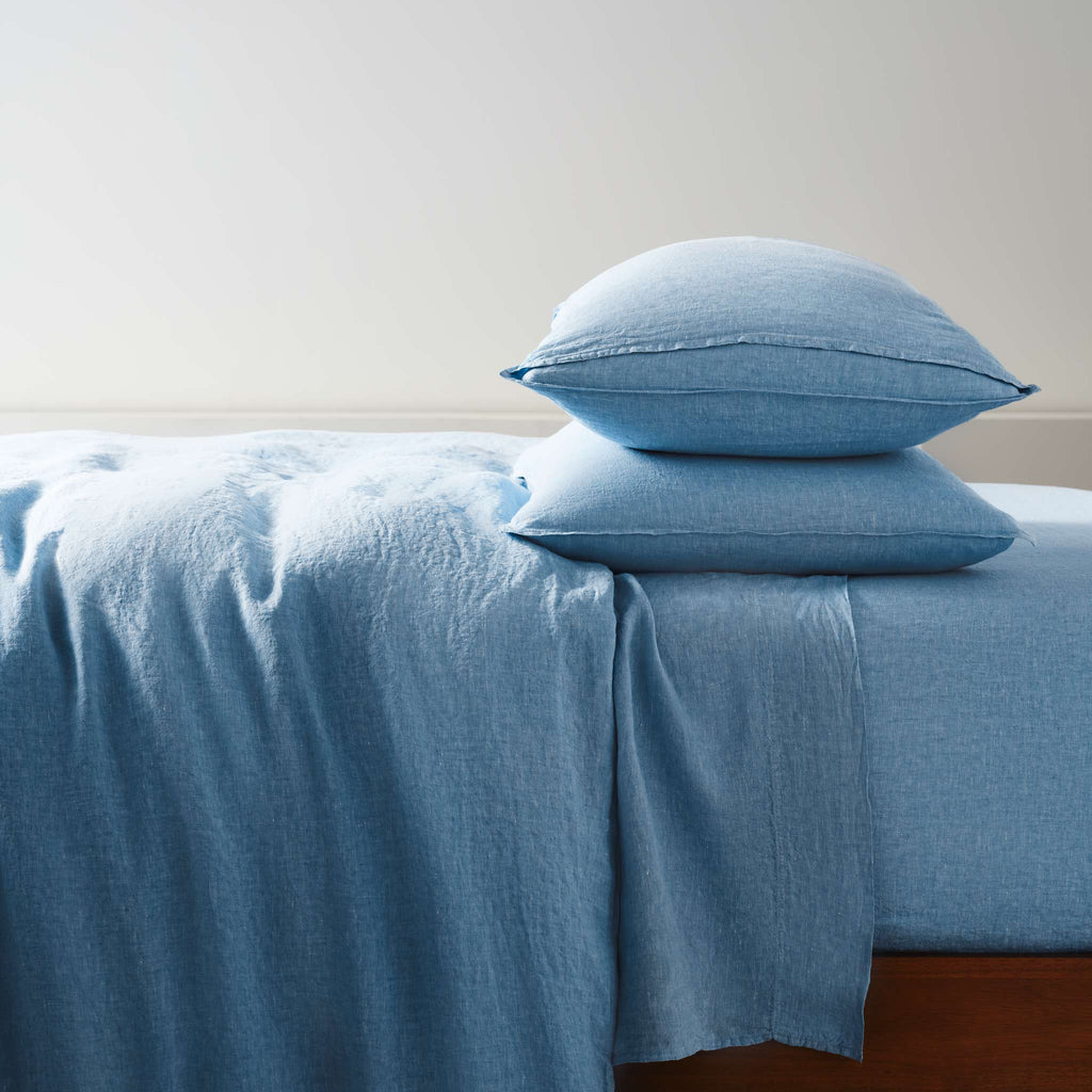 Washed European Linen Duvet Set P0