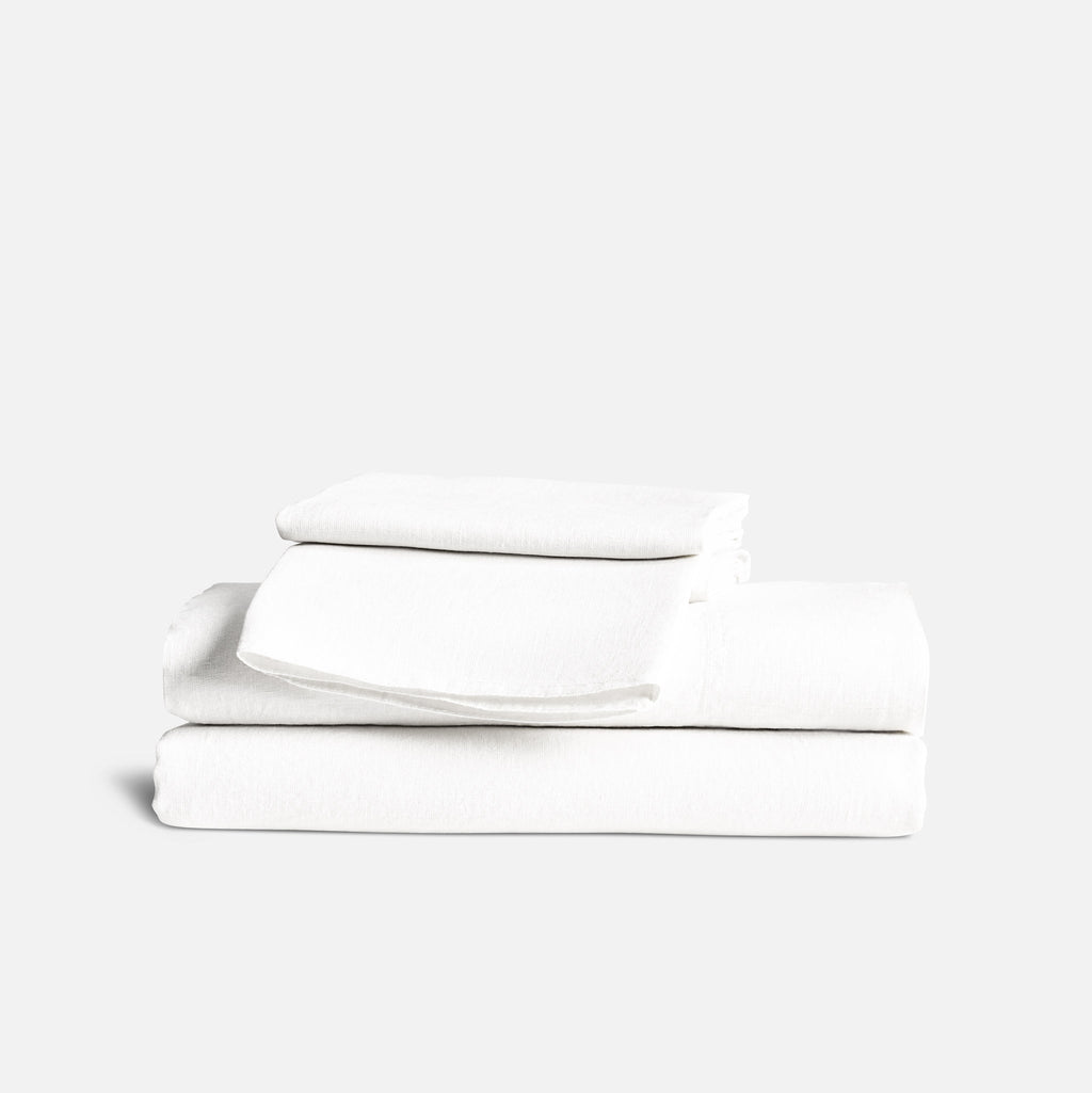 Washed European Linen Core Sheet Set E1