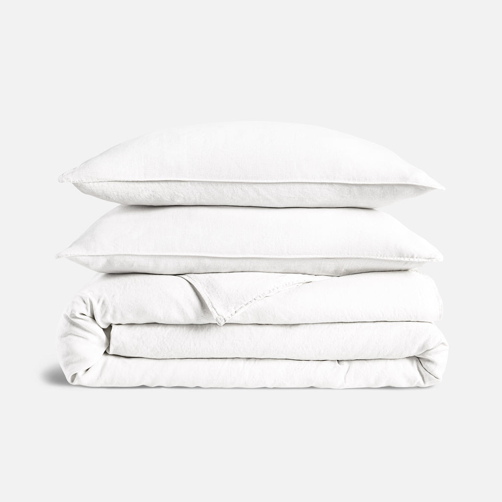 Washed European Linen Duvet Set P0