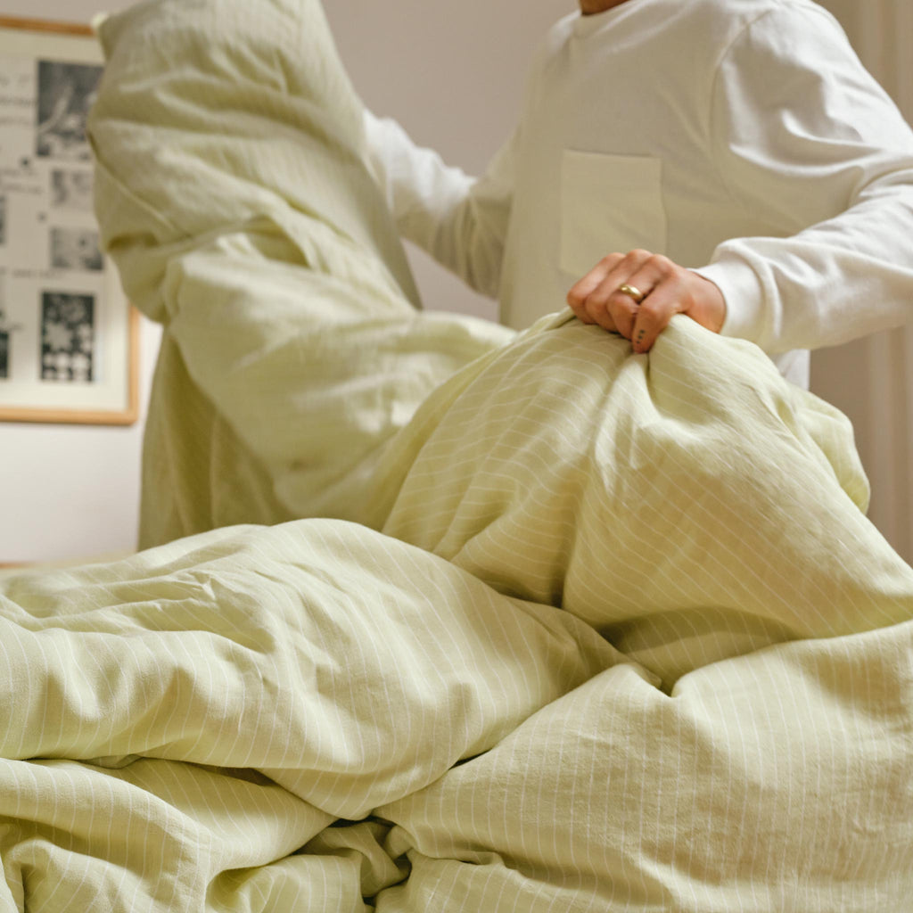 Washed European Linen Duvet Set P0