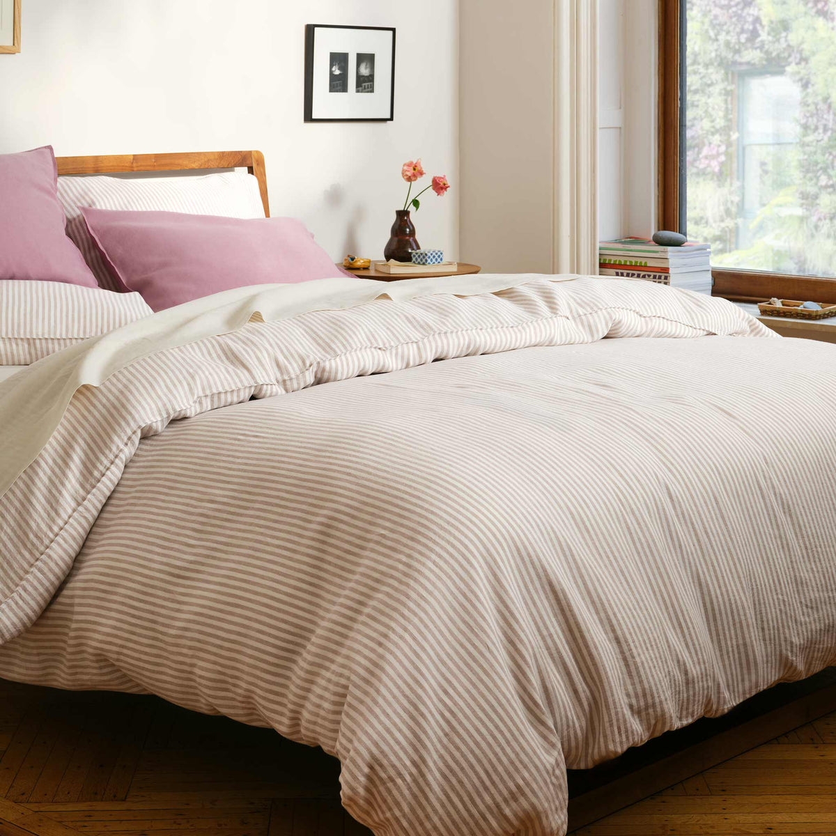Washed European Linen Duvet Set P0