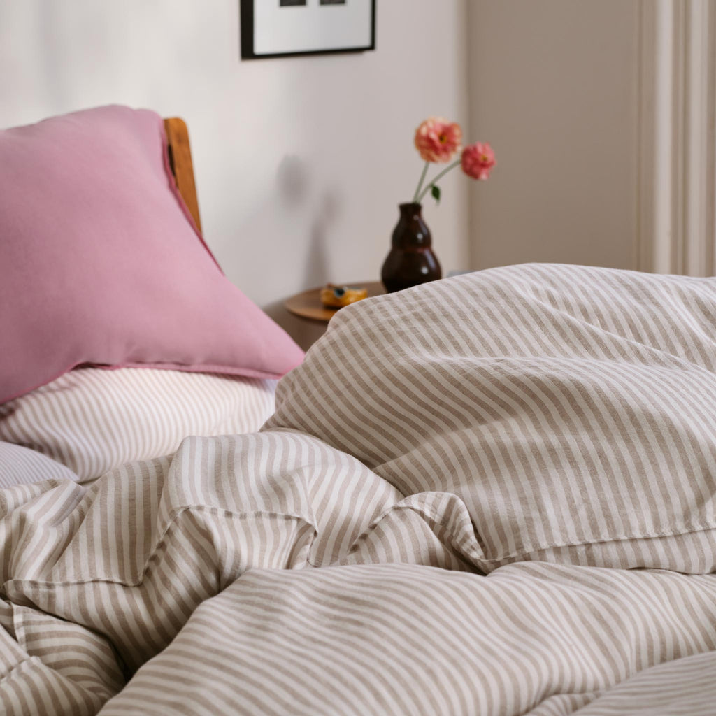 Washed European Linen Duvet Set P0