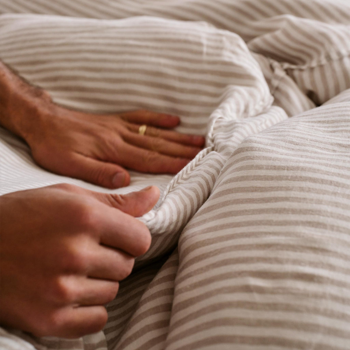 Washed European Linen Core Sheet Set E1