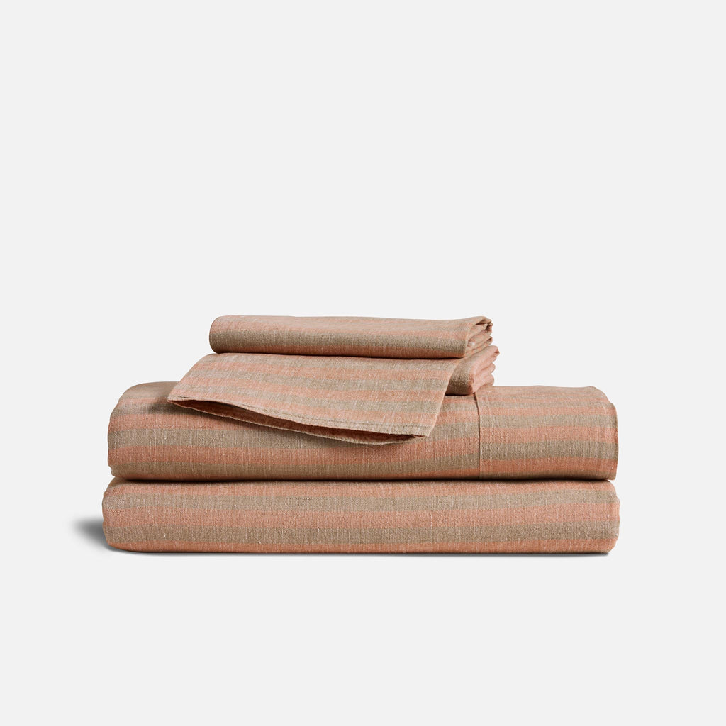 Washed European Linen Core Sheet Set E1