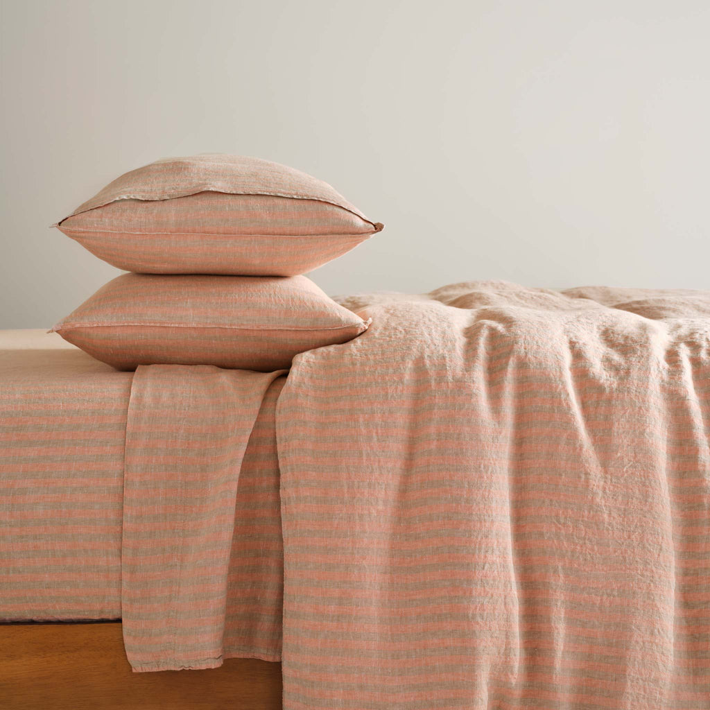 Washed European Linen Core Sheet Set Y4