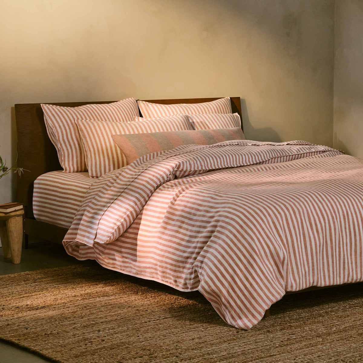 Washed European Linen Core Sheet Set Y4