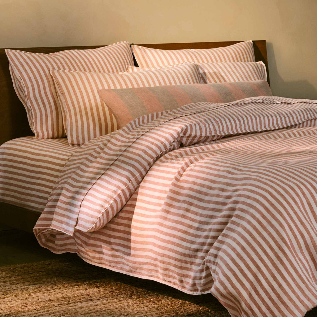 Washed European Linen Core Sheet Set E1