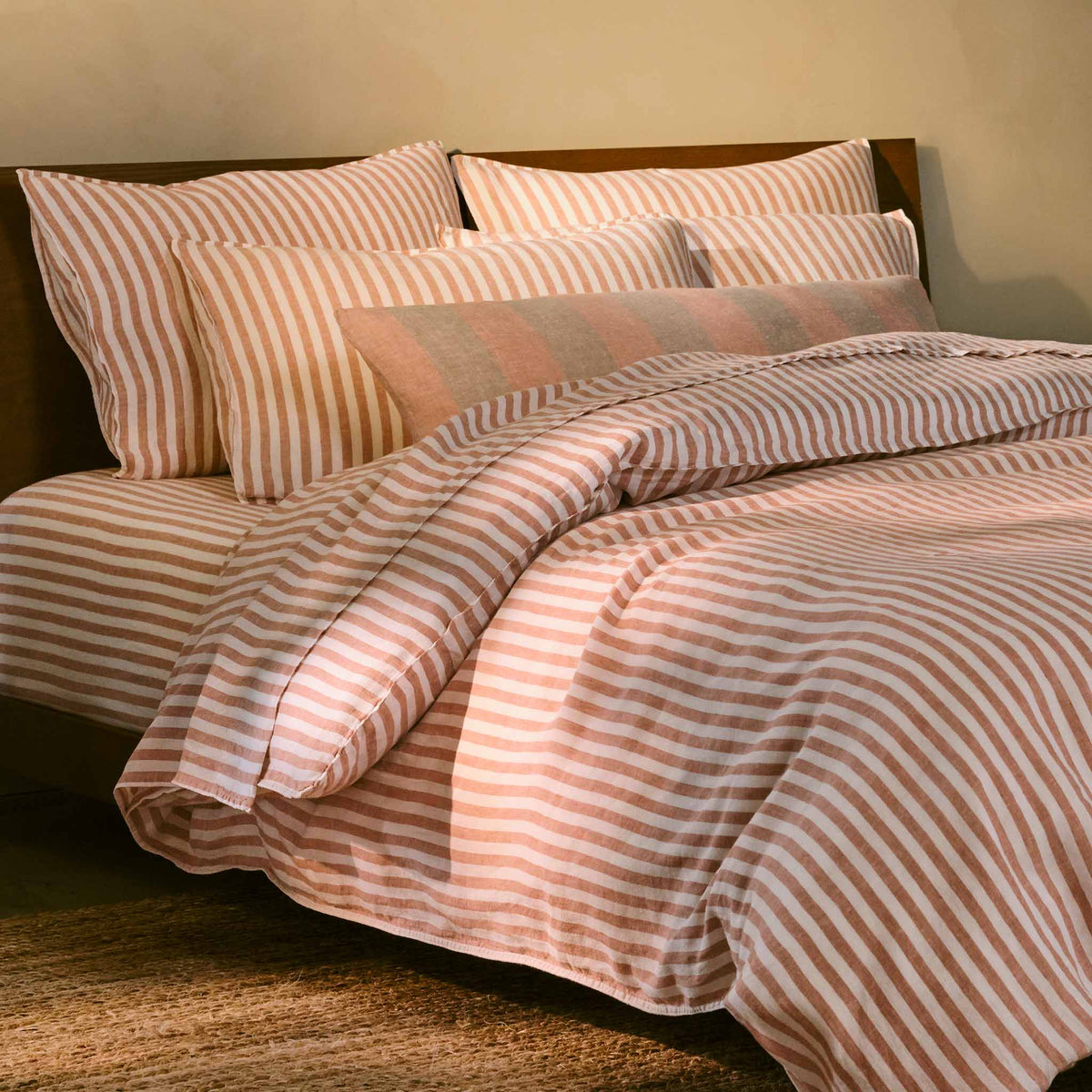 Washed European Linen Duvet Set P0