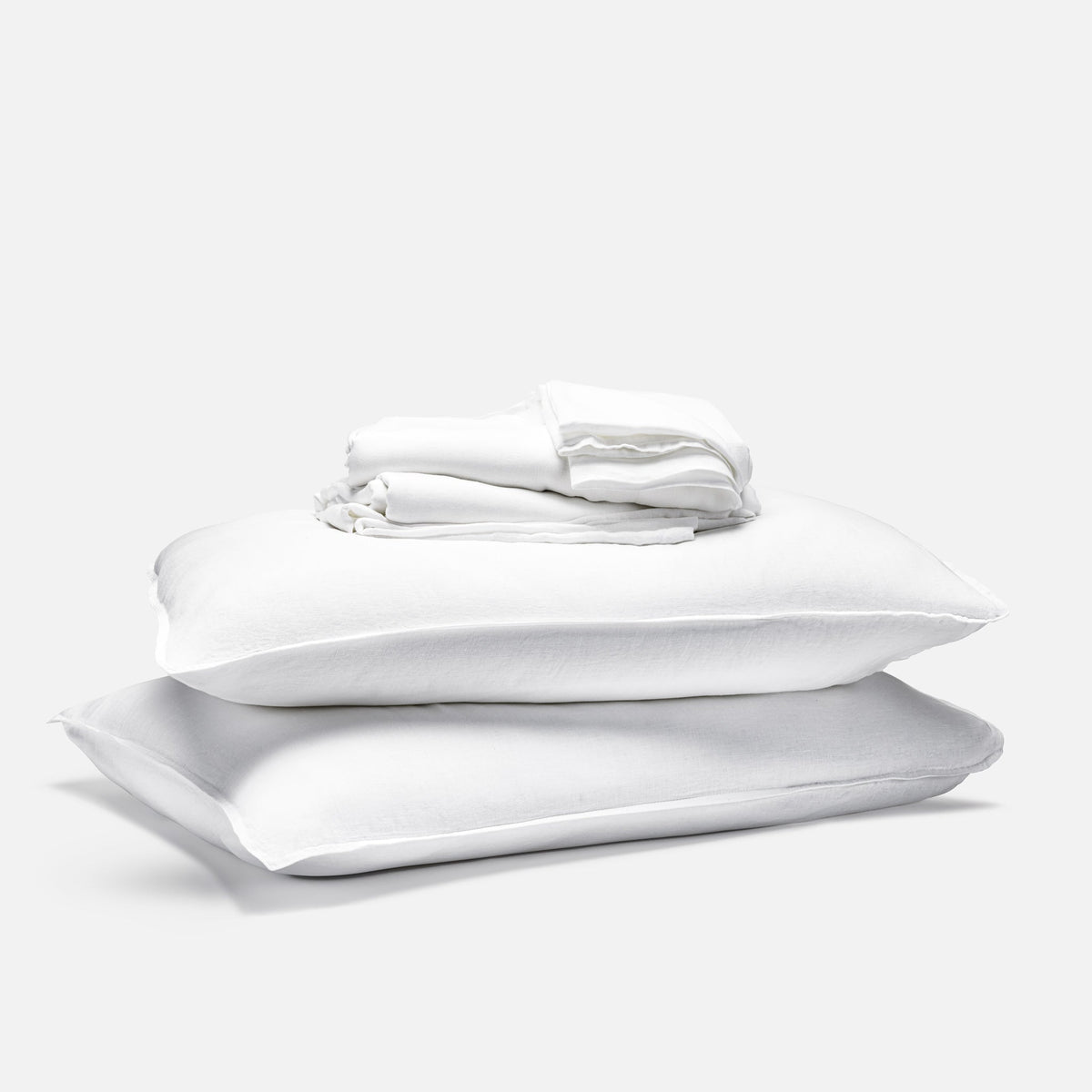 Washed European Linen Core Sheet Set E1