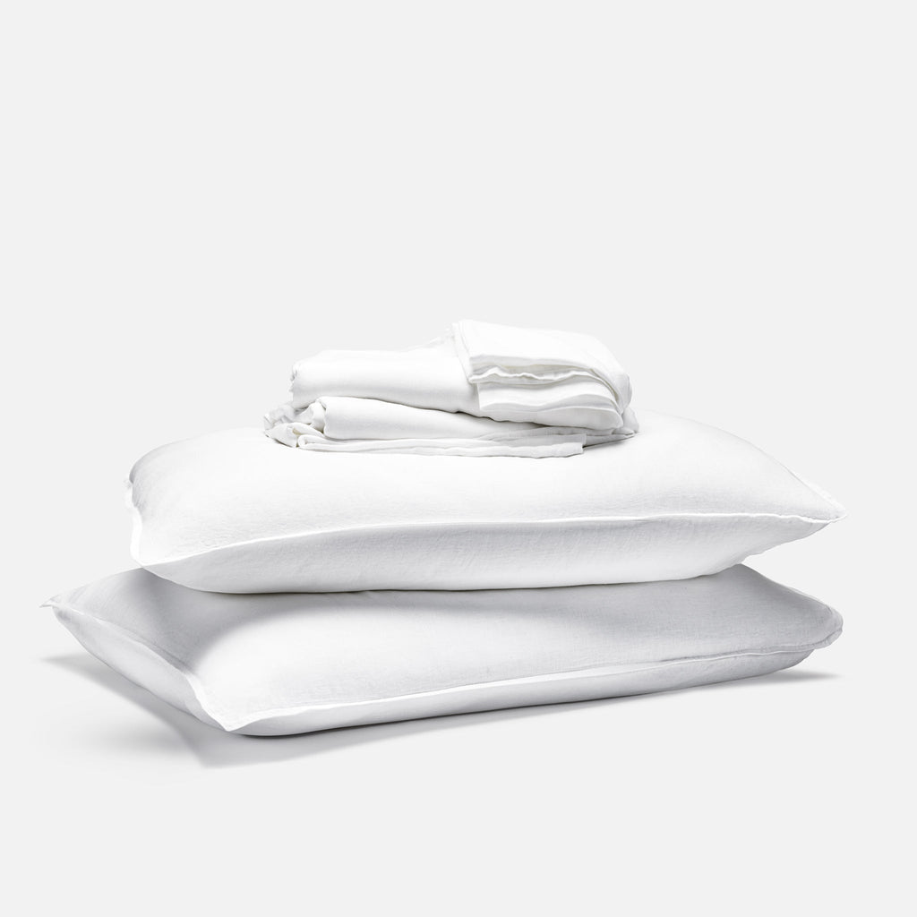Washed European Linen Core Sheet Set Y4