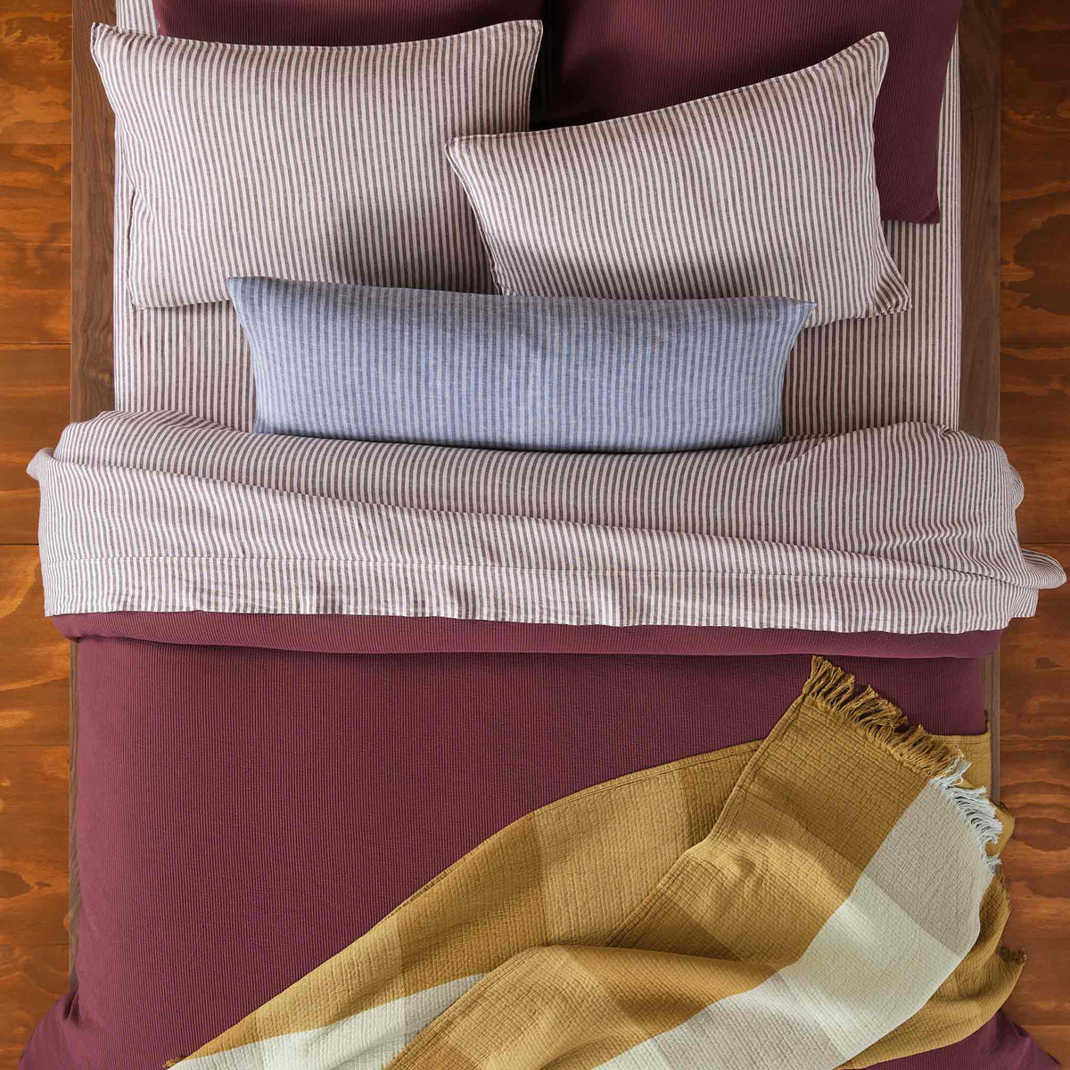 Washed European Linen Core Sheet Set E1