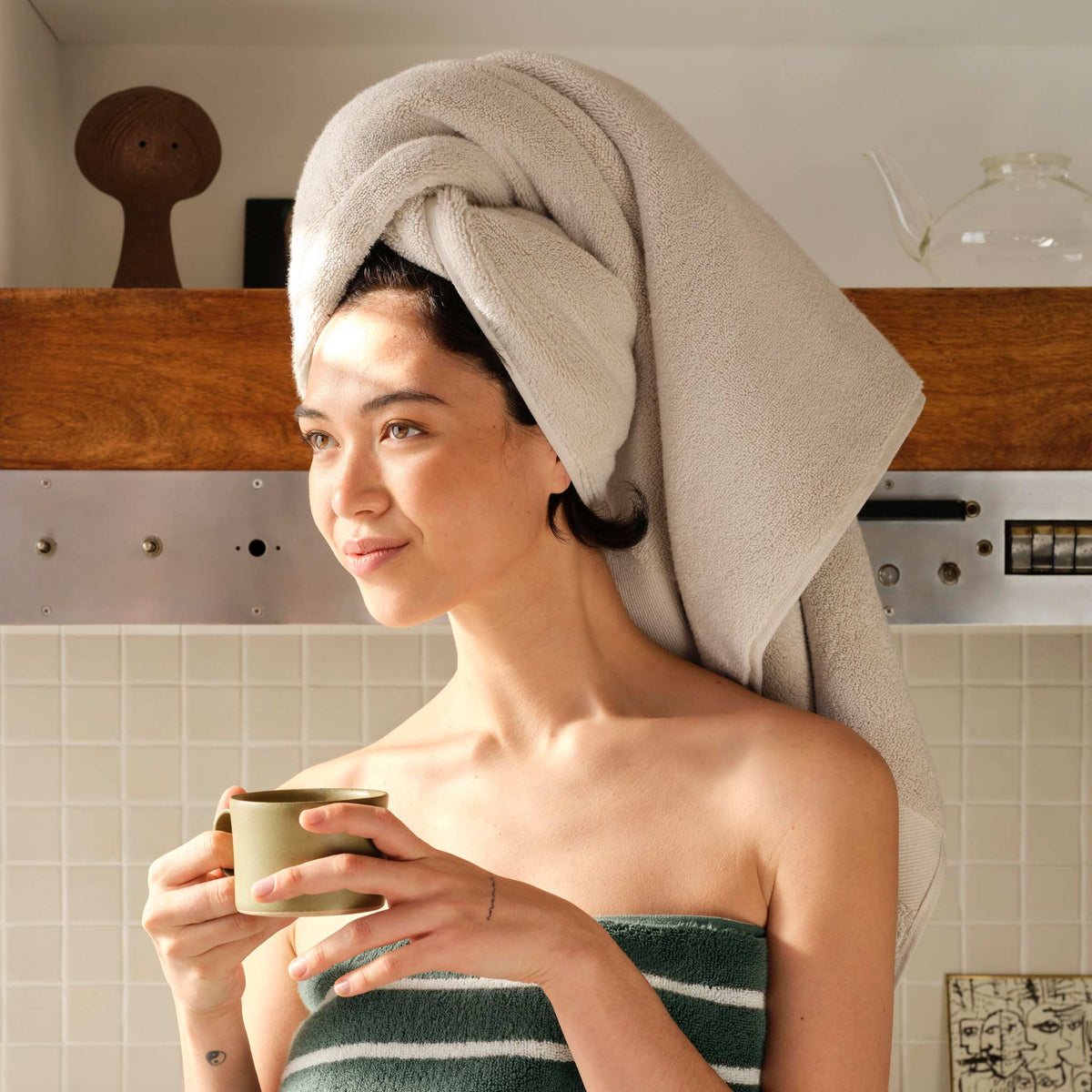 Super-Plush Set of 4 Bath Towel Bundle R3