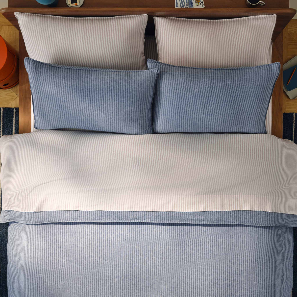 Washed European Linen Core Sheet Set E1