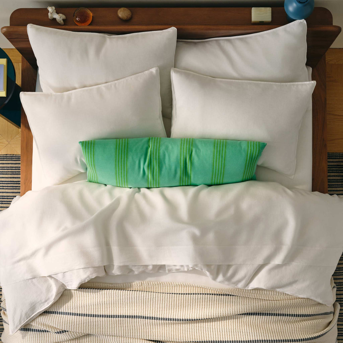 Washed European Linen Core Sheet Set E1