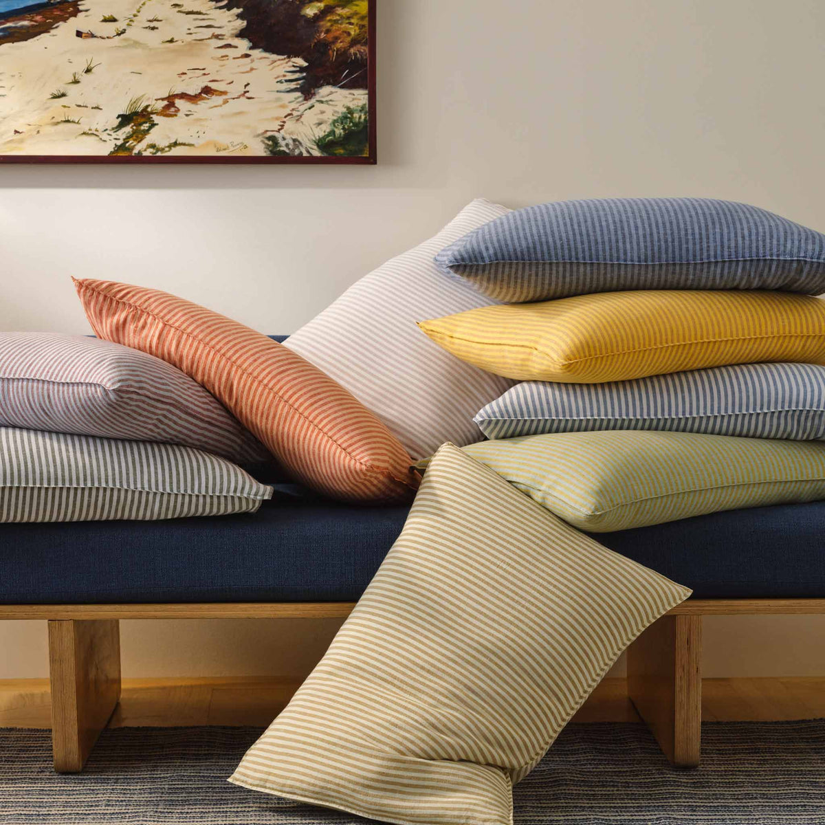 Washed European Linen Core Sheet Set E1