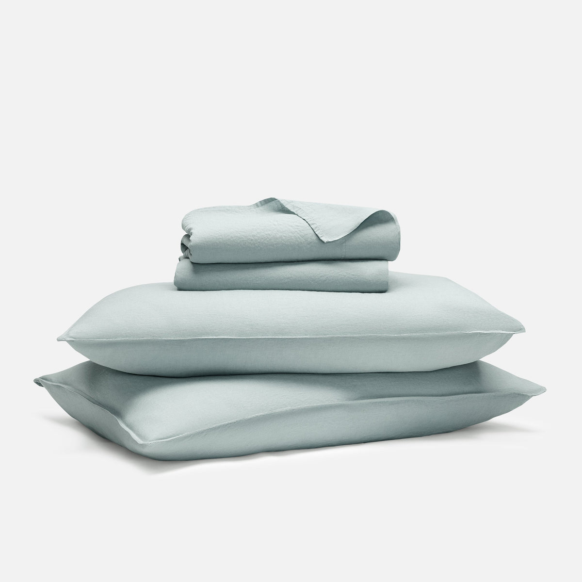 Washed European Linen Core Sheet Set E1