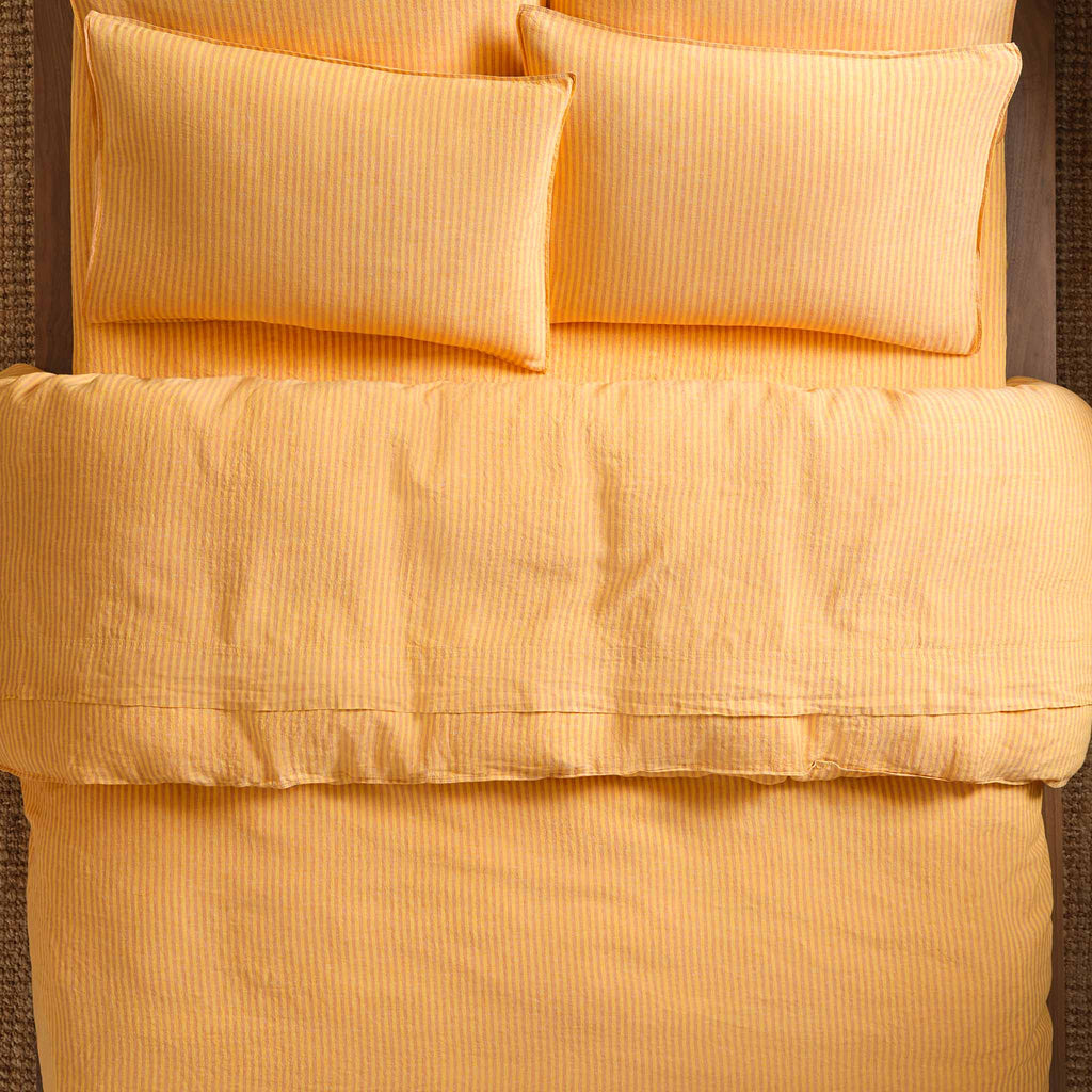Washed European Linen Core Sheet Set Y4