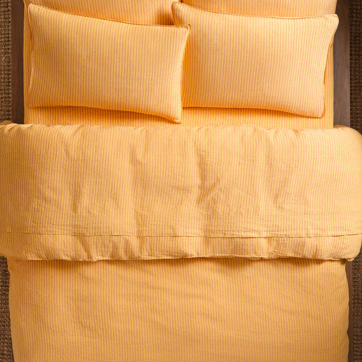 Washed European Linen Core Sheet Set Y4