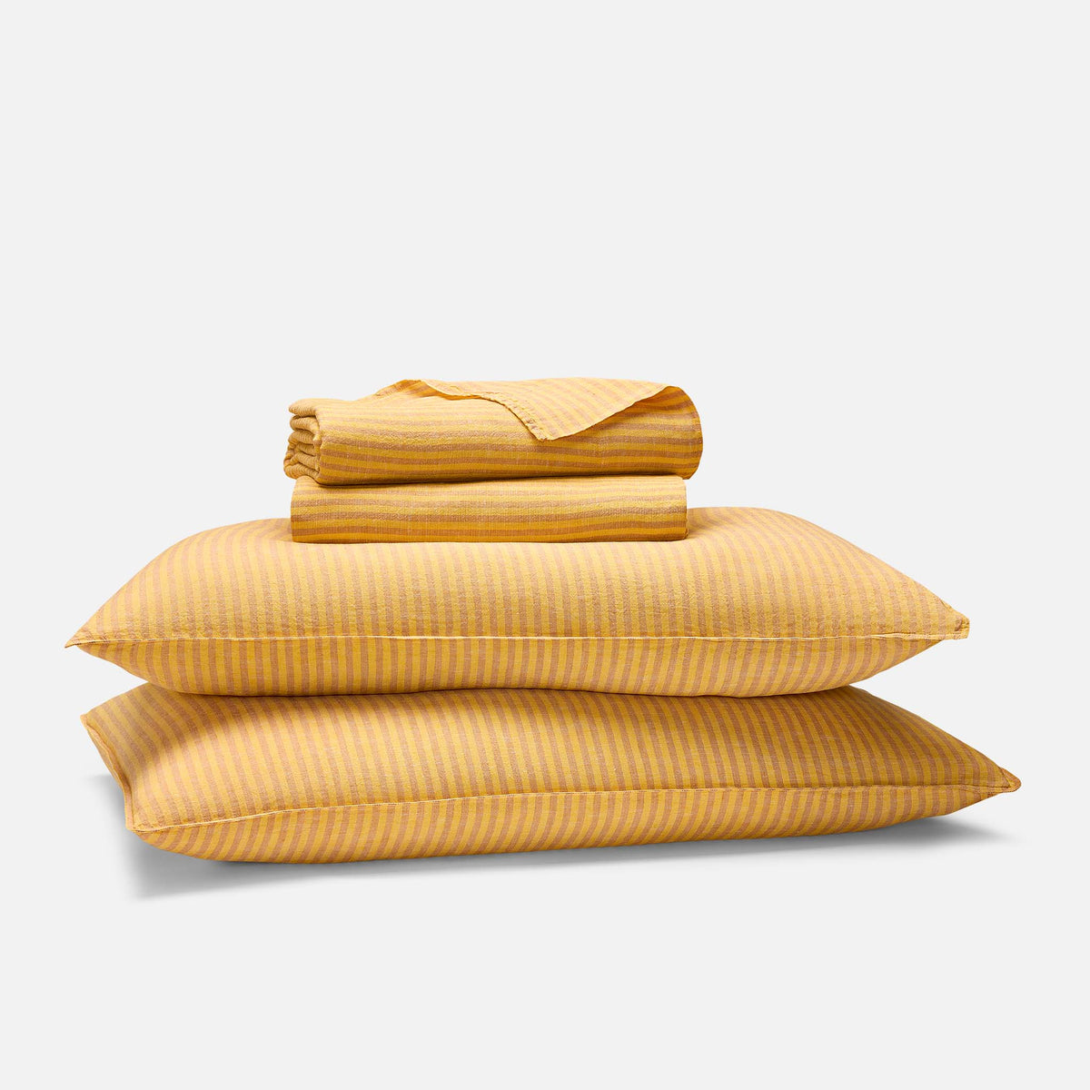 Washed European Linen Core Sheet Set E1