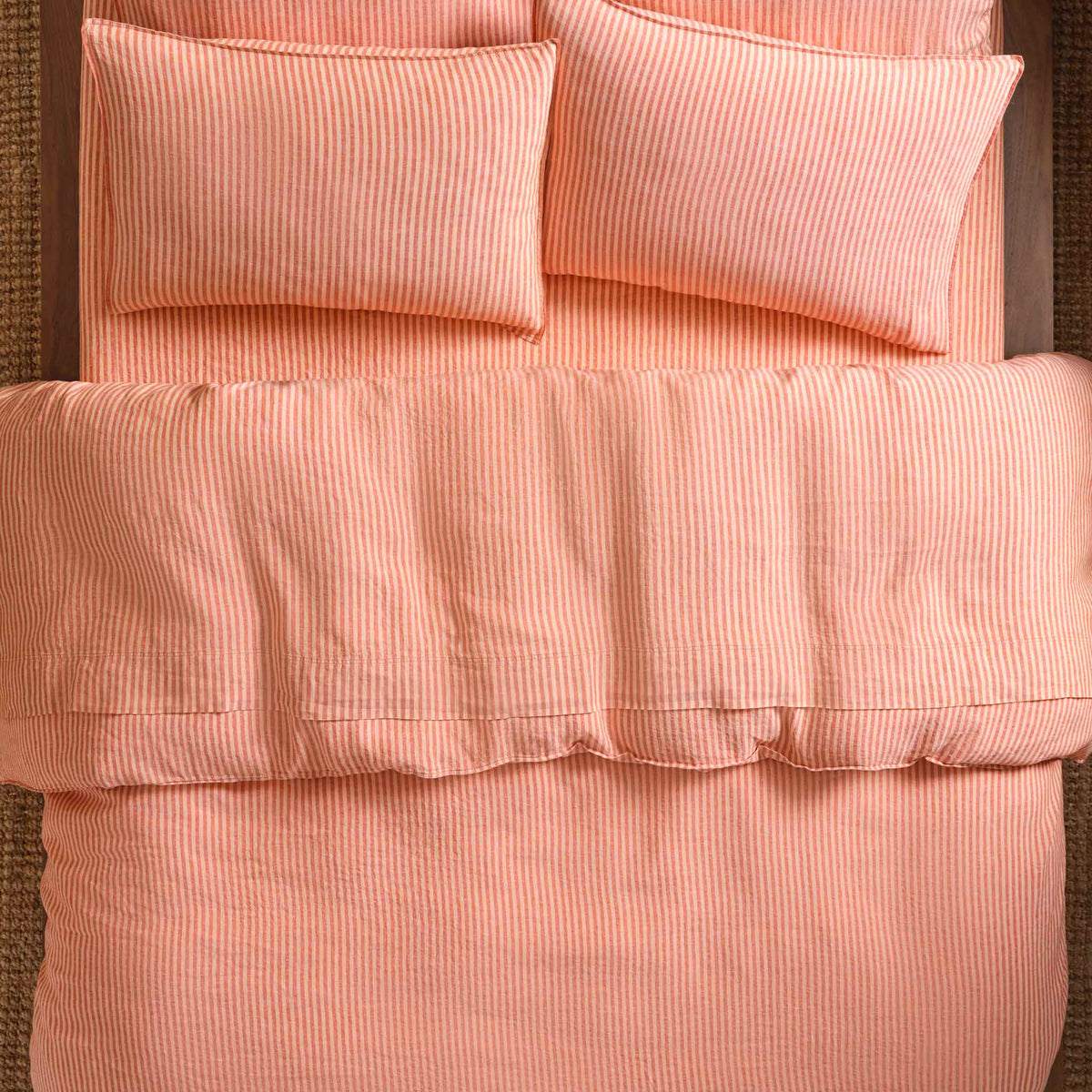 Washed European Linen Core Sheet Set E1