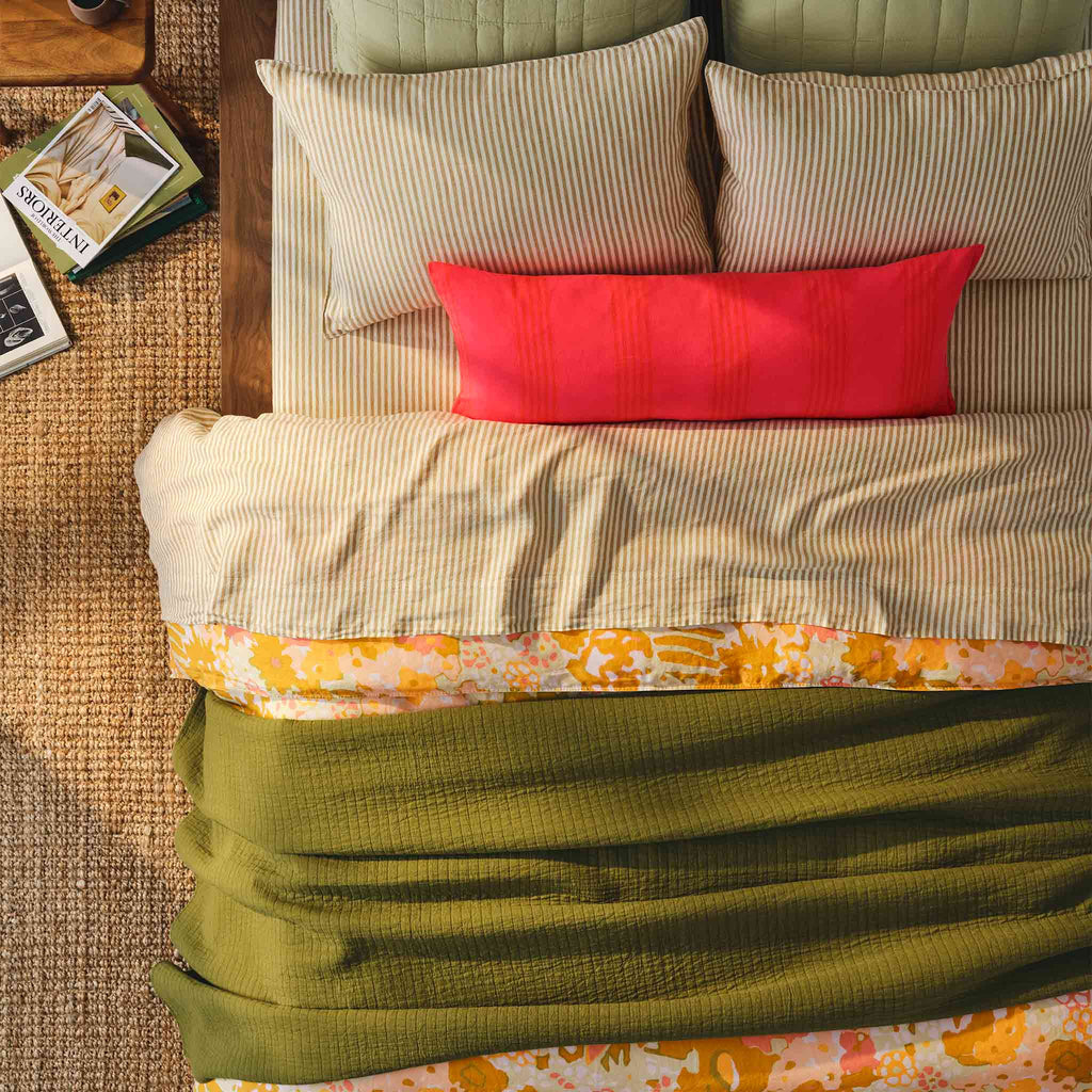 Washed European Linen Core Sheet Set E1